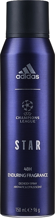 Adidas UEFA Champions League Star - Body Deodorant Spray — photo N2