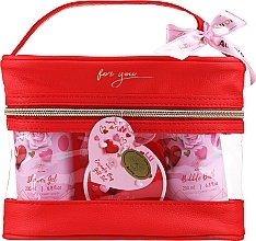 Fragrances, Perfumes, Cosmetics Aurora Peony & Cherry Amber Gift Set - Set, 5 products