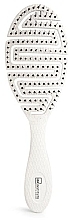 Fragrances, Perfumes, Cosmetics Hair Brush, white - IDC Institute Brush Eco Round