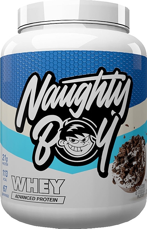 Whey Protein 'Cookies and Cream' - Naughty Boy Whey Advanced Protein — photo N1