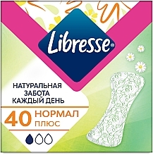 Fragrances, Perfumes, Cosmetics Sanitary Pads, 40 pcs - Libresse Natural Care Normal