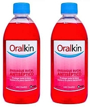 Fragrances, Perfumes, Cosmetics Set - Kin Oralkin Antiseptic Duo Pack (mouthwash/2x500ml)