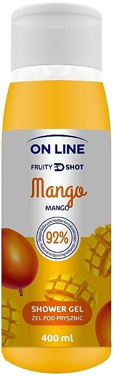 Shower Gel "Mango" - On Line Fruity Shot Mango Shower Gel — photo N1