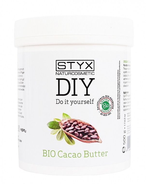 Organic Cocoa Butter  - Styx Naturcosmetic DIY Organic Cocoa Butter — photo N1