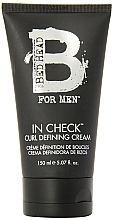 Fragrances, Perfumes, Cosmetics Curly Hair Cream - Tigi B for Men In Check Curl Defining Cream