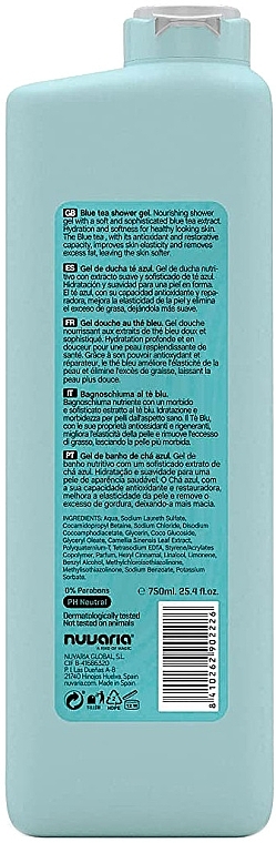 Blue Tea Shower Gel - Dicora Urban Fit Detox Blue Tea Shower Gel — photo N2