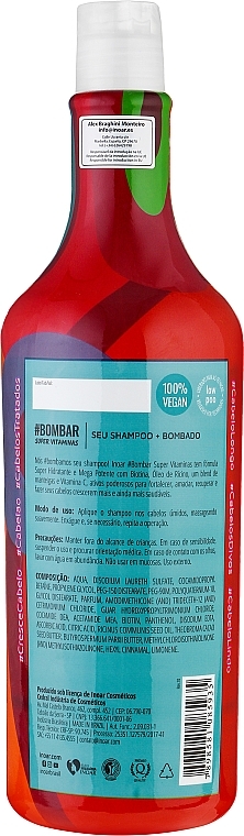 Vitamin C Sulfate-Free Shampoo for Hair Growth - Inoar Bombar Shampoo — photo N2