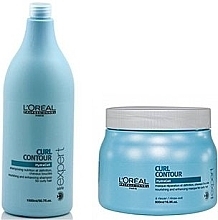 Fragrances, Perfumes, Cosmetics Set - L'Oreal Professionnel Curl Contour (shm/1500ml + mask/500ml)