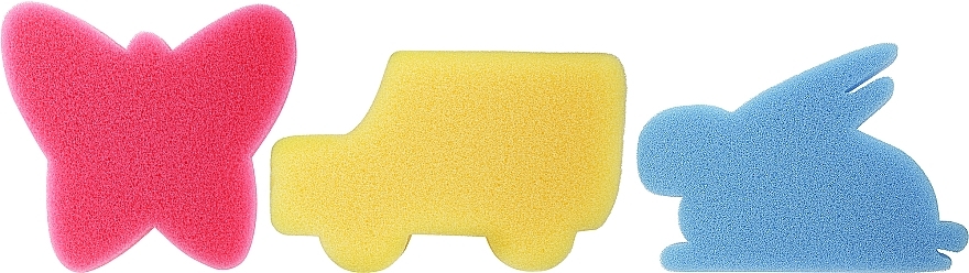 Bath Sponge Set for Kids, 3 pcs. - Ewimark №14 — photo N1