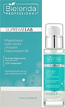 Smoothing Hydro Serum with 2% Hyaluronic Acid - Bielenda Professional SupremeLab Hyalu Minerals Smoothing Hydro-Serum With Hyaluronic Acid 2% — photo N2