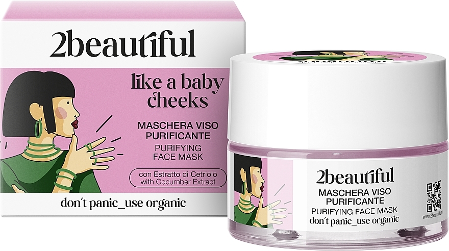 Purifying Face Mask - 2beautiful Like A Baby Cheeks Purifying Face Mask — photo N2