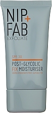 Moisturizing Sunscreen - NIP + FAB Post Glycolic Fix Moisturiser SPF 30 — photo N1