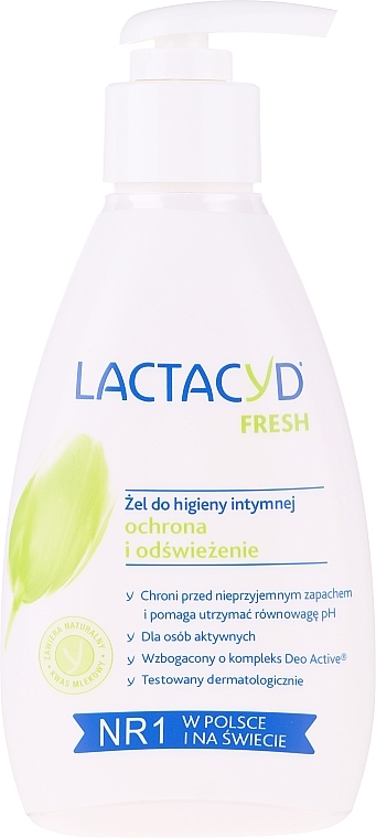 Intimate Wash "Freshness", with pump - Lactacyd Body Care (without a box) — photo N1
