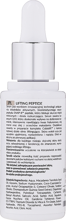 Lifting Eye Serum - APIS Professional Lifting Peptide Lifting And Tensing Eye Serum — photo N2