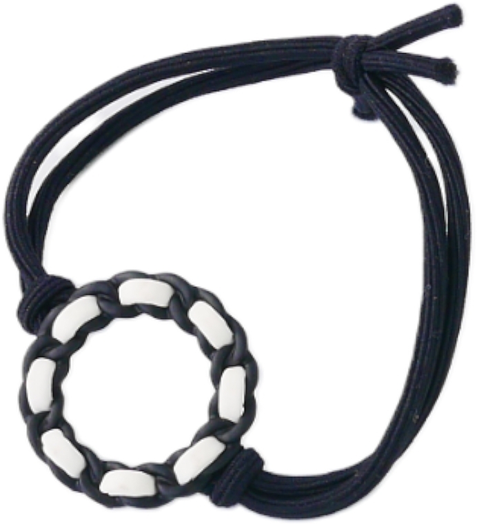 Hair Tie with Decoration, black - Lolita Accessories — photo N1