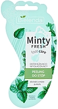 Fragrances, Perfumes, Cosmetics Refreshing & Smoothing Foot Scrub - Bielenda Minty Fresh Foot Care Refreshing & Smoothing Foot Peeling