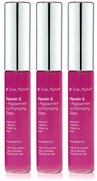 Lip Gloss Set - Dr. Eve_Ryouth Vitamin E And Peppermint Lip Plumps — photo N1