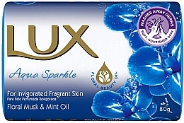 ソープ - Lux Aqua Sparkle Floral Musk & Mint Oil Soap Bar	 — photo N1