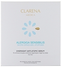 Fragrances, Perfumes, Cosmetics Facial Serum for Dry Skin - Clarena Medica Overnight Anti-Atopic Serum