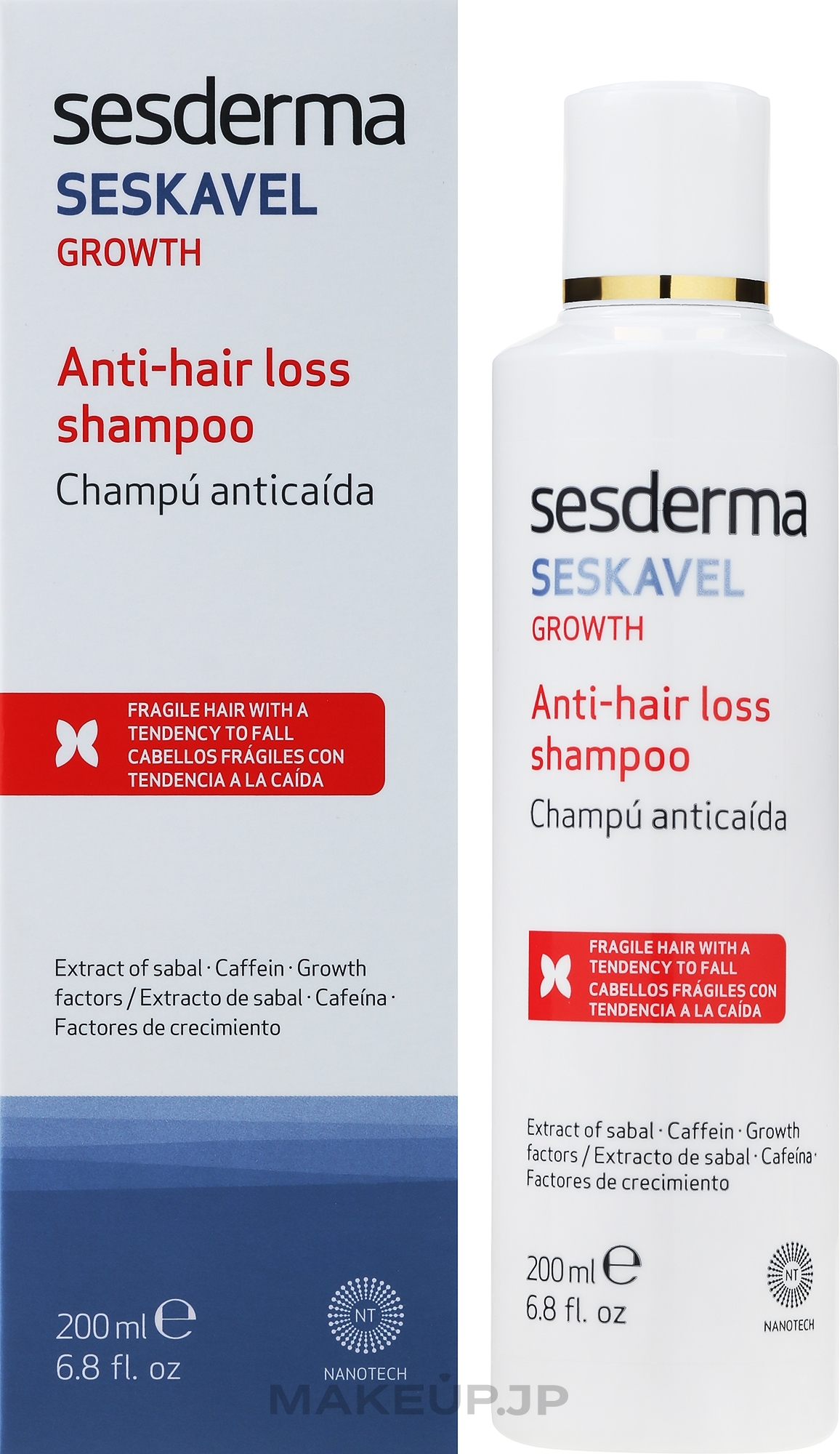 Anti Hair Loss Shampoo - SesDerma Laboratories Seskavel Anti-Hair Loss Shampoo — photo 200 ml