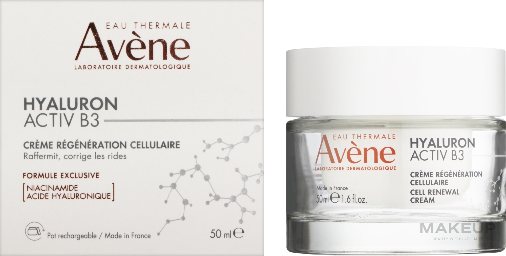 Cellular Regenerating Cream - Avene Hyaluron Activ B3 Cellular Regenerating Cream — photo 50 ml