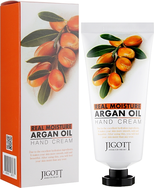 Argan Oil Hand Cream - Jigott Real Moisture Argan Oil Hand Cream — photo N2
