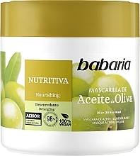 Olive Oil Hair Mask - Babaria Detangling Hair Mask With Olive Oil — photo N2