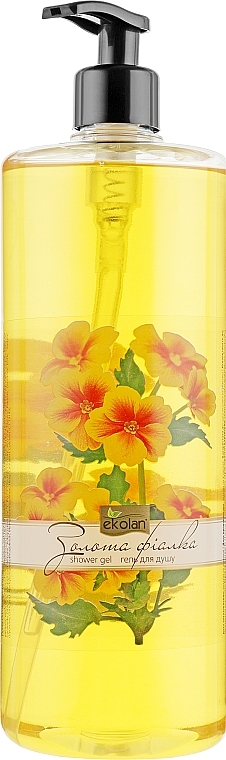 Golden Violet Shower Gel - Ekolan — photo N3