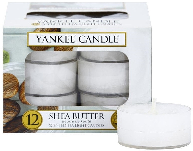 Tea Light Candles - Yankee Candle Scented Tea Light Candles Shea Butter — photo N1