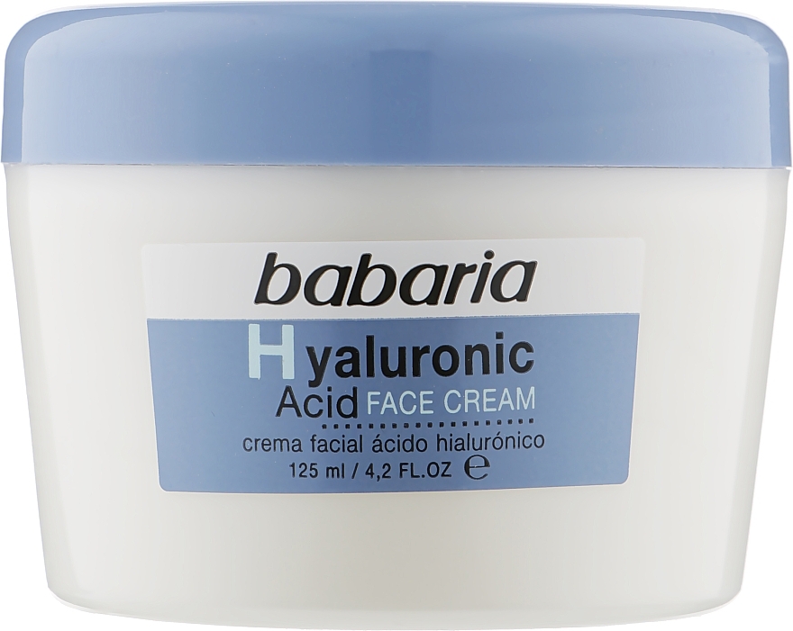 Hyaluronic Acid Face Cream - Babaria Hyaluronic Acid Face Cream — photo N2