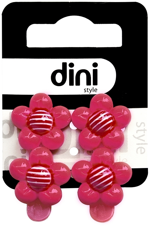 Kids Hair Clip, d-111, crimson - Dini Style — photo N2