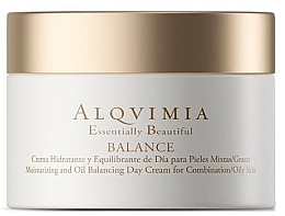 Fragrances, Perfumes, Cosmetics Balancing Day Cream for Oily and Combination Skin - Alqvimia Essentially Beautiful Balance (sample)