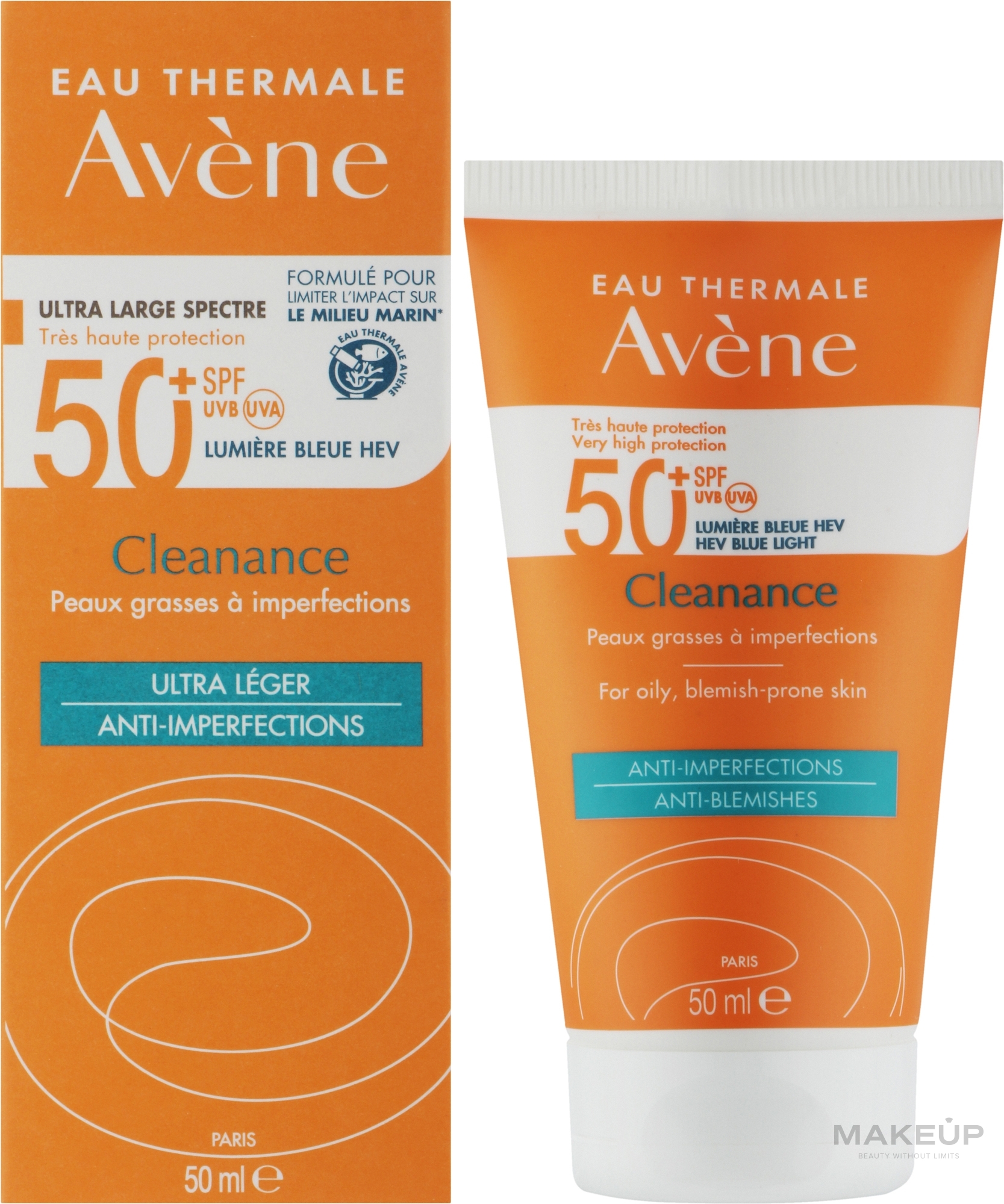 Sunscreen for Problem Skin - Avene Solaires Cleanance Sun Care SPF 50+ — photo 50 ml