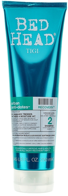 Moisturizing Shampoo for Dry & Damaged Hair - Tigi Bed Head Urban Anti+Dotes Recovery Shampoo — photo N1