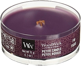 Fragrances, Perfumes, Cosmetics Scented Candle in Glass - Woodwick Petite Candle Fig 