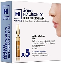 Facial Ampoules - Avance Cosmetic Hi Antiage Hyaluronic Acid Ampoules 3 Flash Effects — photo N3