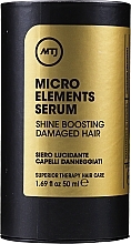 Hair Polishing Serum Spray - MTJ Cosmetics Superior Therapy Microelements Shine Boosting Serum — photo N2