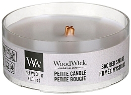 Fragrances, Perfumes, Cosmetics Scented Candle in Glass - Woodwick Petite Candle Wood Smoke