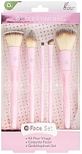 Makeup Brush Set, 5 pcs - Brushworks HD Complete Face Set — photo N2