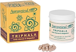 Triphala Dietary Supplement Capsules - Moma Aurospirul Triphala — photo N1
