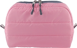 Fragrances, Perfumes, Cosmetics Quilted Makeup Bag "Quilt", pink - Tufi Profi Premium