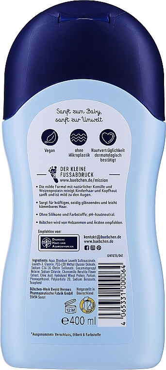 Baby Shampoo "From Birth" - Bubchen Kinder Shampoo — photo N2