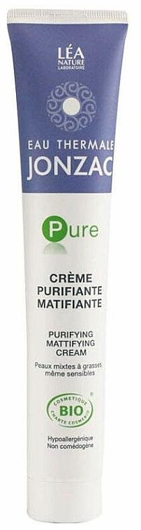 Mattifying Face Cream - Eau Thermale Jonzac Pure Purifying Mattifying Cream — photo N1