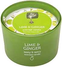 Scented Candle 'Lime and Ginger' - Pan Aroma Lime & Ginger Scented Candle — photo N1