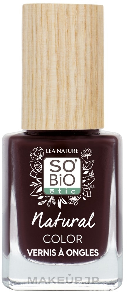 Nail Polish - SO’BiO Etic Natural Color Vernis A Ongles — photo 10 - Rouge Velours