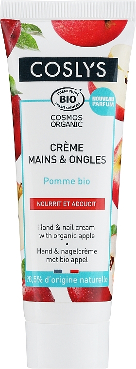 Organic Apple Hand & Nail Cream - Coslys Hand & Nail Cream With Organic Apple 98.5% Natural Origin — photo N1