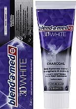 Whitening & Deep Cleansing Toothpaste with Charcoal Extract - Blend-a-med 3D White — photo N4
