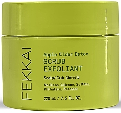 Fragrances, Perfumes, Cosmetics Scalp Scrub with Apple Cider Vinegar - Fekkai Apple Cider Detox Exfoliating Scrub