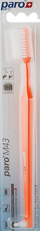 M43 Toothbrush, orange - Paro Swiss Isola F — photo N1