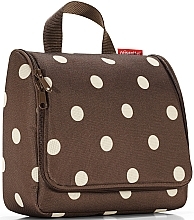 Fragrances, Perfumes, Cosmetics Cosmetic Bag 'Mocha Dots' - Reisenthel Toiletbag